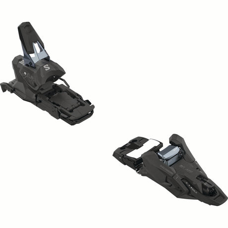 NSLABSHIFT_16MN-Two black ski bindings on a white background