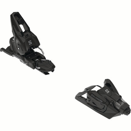 NSTRIVE10GW-Black ski binding on a white background