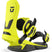 Neo-Yellow snowboard binding with 'Union' branding on a white background
