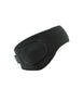 NeofleeceHeadband- Black headband shown on a white background