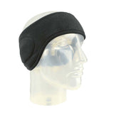 NeofleeceHeadband- Black headband shown on a white background