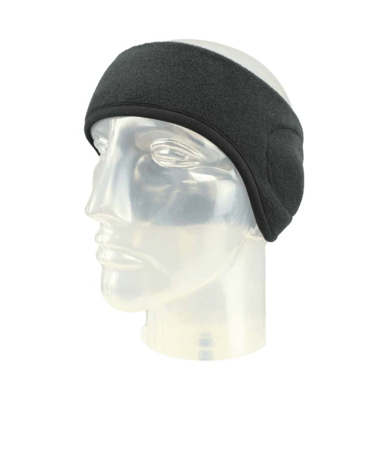 NeofleeceHeadband- Black headband shown on a white background