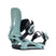 WNetwork- Light green snowboard binding on a white background