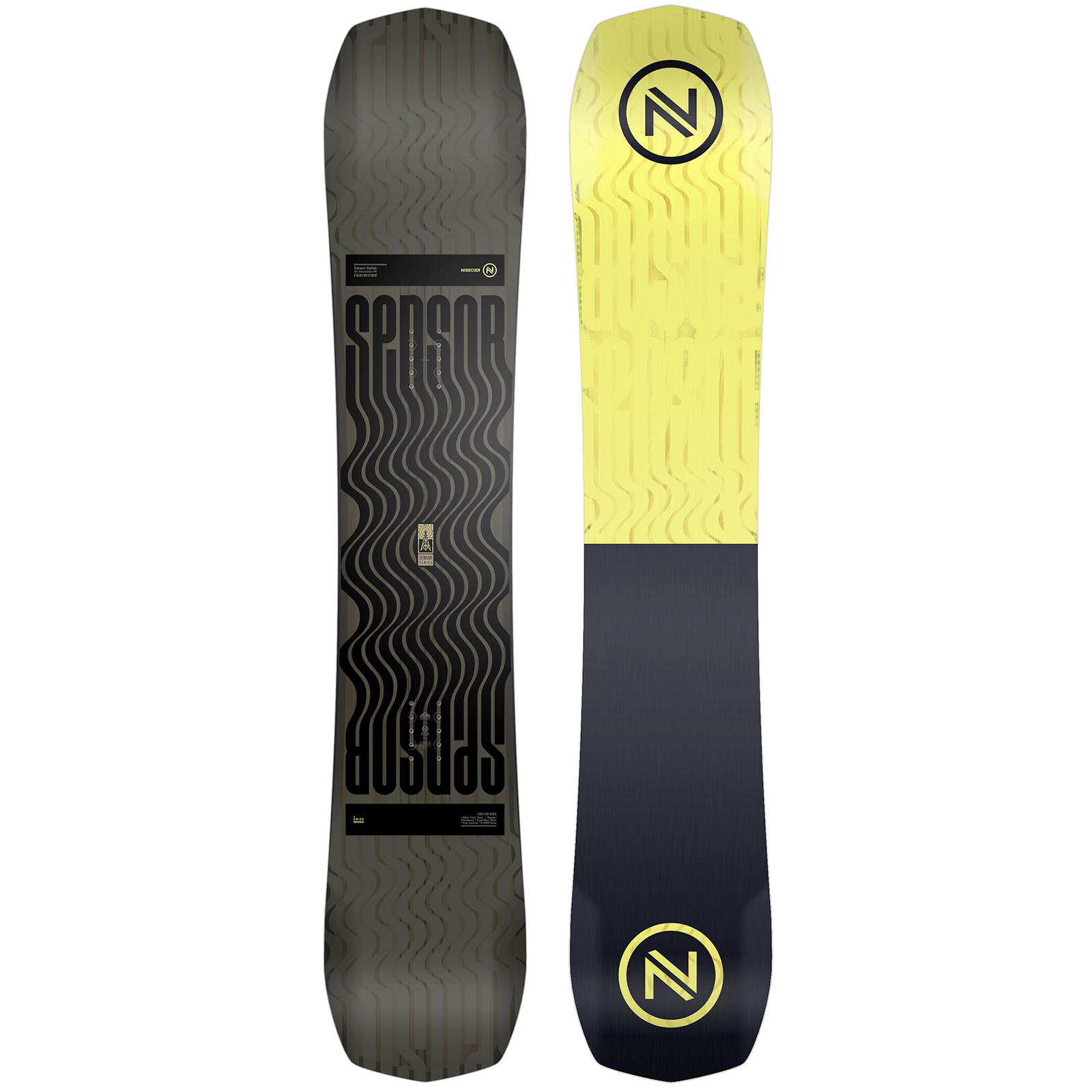 Nidecker Sensor Snowboard Mens 2024