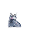 Nordica Speedmachine J1 Girls- Blue ski boot with white accents on a white background