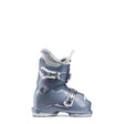 Nordica Speedmachine J2 Girls- Periwinkle ski boot with white accents on a white background