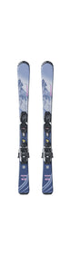 Nordica Team G 100-140cm- Pair of skis with bindings on a white background