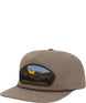Norm5-PanelHat- Light Brown cap on white background