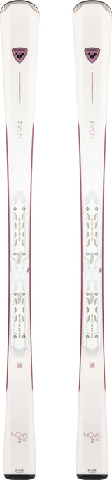 Nova2_Xpress- White and pink ski on a white background 