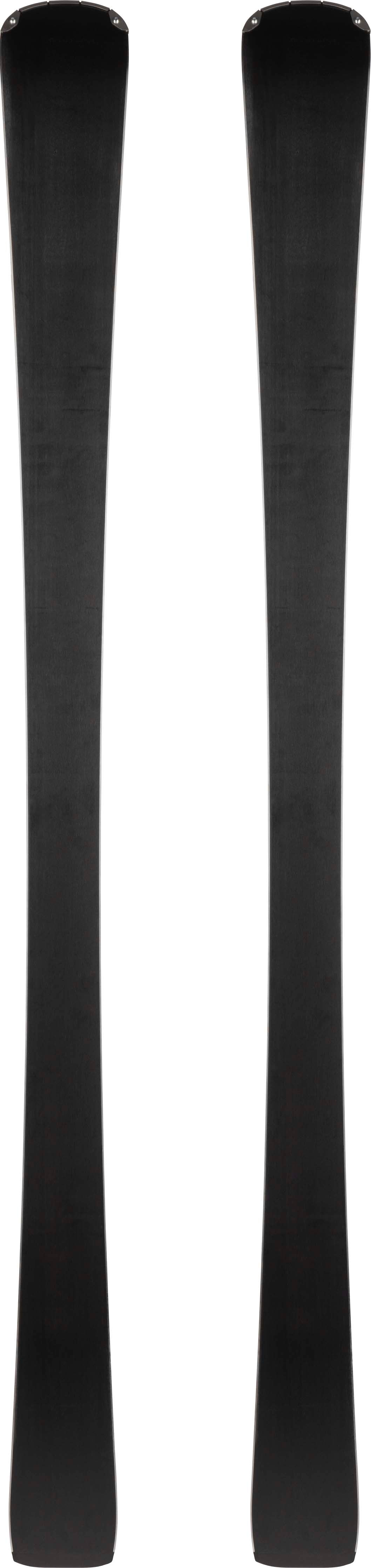 Nova2_Xpress- Black base of the ski on a white background 