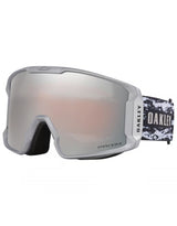 Line Miner L-Oakley ski goggles with reflective lens on a white background