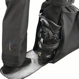 ORIGINALGEARBAG-Black ski boot bag with Salomon branding on a white background