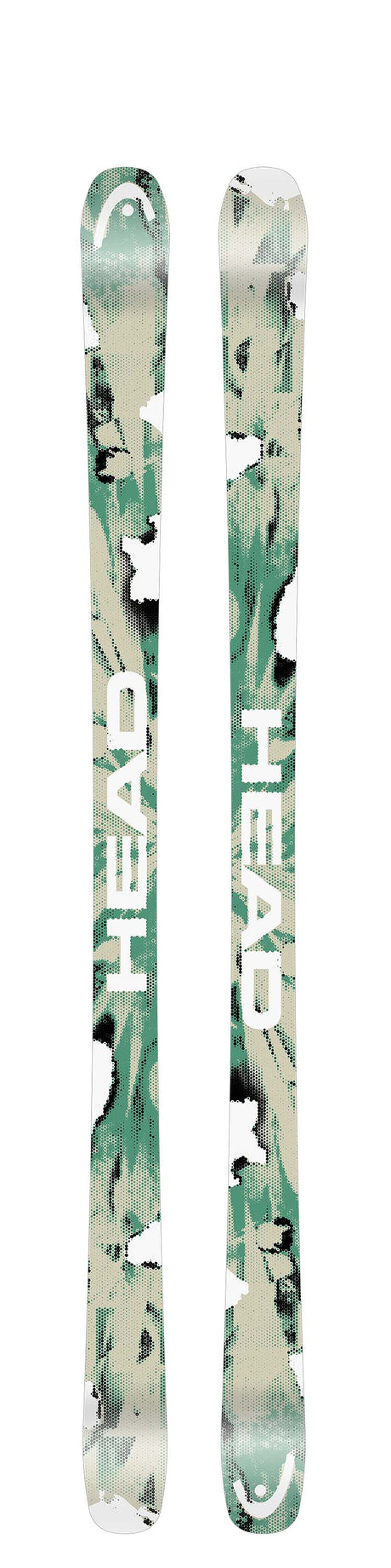 Oblivion79- Two skis with a pattern on a white background