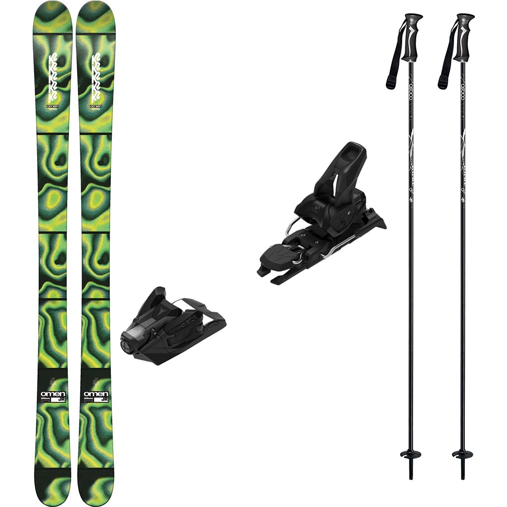 K2 Omen 85 Skis 2027, Strive 12 Ski Package