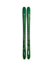 Optic96- Two green skis with camouflage pattern on a white background
