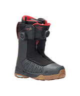 Orton- Black and red snowboard boot on a white background
