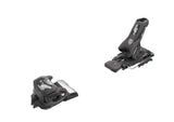 PROTECTOR_ATTACK14GW-Pair of black ski bindings on a white background