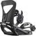 Pact- Black snowboard bindings on a white background