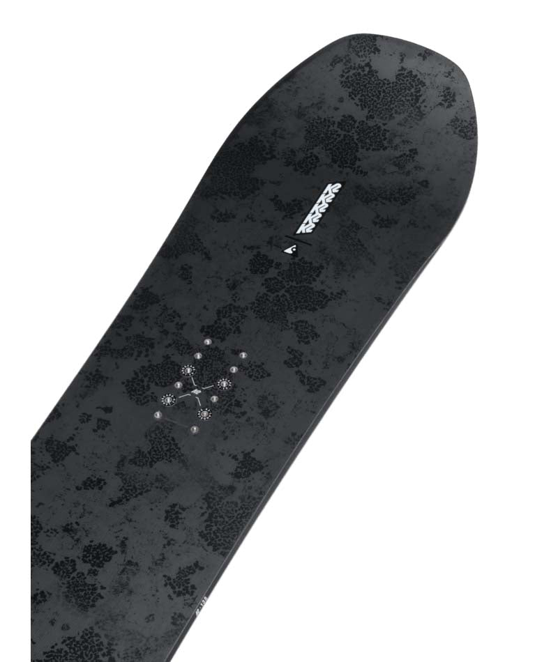 PassportJr.- Black multicolored snowboard on a white background