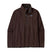 Patagonia Better Sweater Mens 1_4 Zip- Brown fleece pullover with a visible brand logo on a white background
