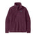 Patagonia Better Sweater Womens 1_4 Zip- Maroon fleece pullover with Patagonia logo on a white background