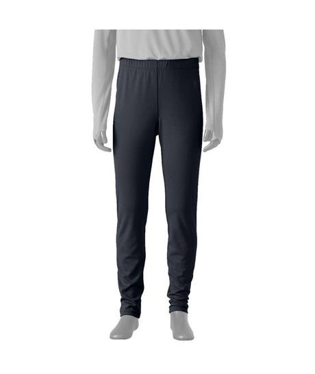 Patagonia Capilene Midweight Kids Bottoms- Black pants worn by a mannequin on a white background