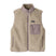 Patagonia Classic Retro-X Womens Vest- Beige fleece vest with a visible brand logo on a white background, Shop Patagonia Sale