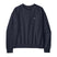 Patagonia Dailey Womens Crew- Navy blue sweatshirt with a brand logo on a white background, Shop Patagonia Sale
