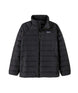 Patagonia Down Sweater Kids Jacket-Light gray textured shirt on a white background