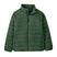 Patagonia Down Sweater Kids Jacket-Green puffer jacket with a visible brand logo on a white background