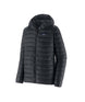 Patagonia Down Sweater Mens Hoody- Black puffer jacket with a brand logo on a white background