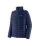 Patagonia Down Sweater Mens Jacket- Navy blue puffer jacket on a white background