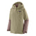 Patagonia Insulated Powder Town Womens Jacket- Beige jacket with light maroon accents on a white background