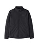 Patagonia Nano-Air Light Mens Jacket- Black jacket with a brand logo on a white background