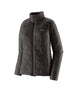 Patagonia Nano Puff Womens Jacket- Black quilted jacket with a brand logo on a white background
