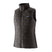 Patagonia Nano Puff Womens Vest- Black quilted vest with Patagonia logo on a white background