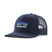 Patagonia P-6 Logo Trucker Hat- Navy Trucker Hat with a mesh back that has the Patagonia logo on the front