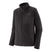 Patagonia R1 Air Mens Jacket- Black fleece jacket with a brand logo on a white background