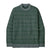 Patagonia Recycled Wool-Blend Mens Sweater-Green patterned sweater on a white background