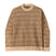 Patagonia Recycled Wool-Blend Mens Sweater- Beige patterned sweater on a white background