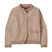 Patagonia Recycled Wool-Blend Sweater Womens Jacket- Beige cardigan with button details on a white background