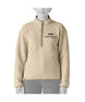 Patagonia Retro Pile Womens Marsupial-Beige fleece pullover with a brand logo on a white background