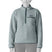 Patagonia Retro Pile Womens Marsupial- Light blue fleece pullover with a brand logo on a white background