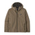 Patagonia Windshadow Mens Jacket- Brown jacket with a hood on a white background