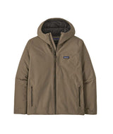 Patagonia Windshadow Mens Jacket- Brown jacket with a hood on a white background