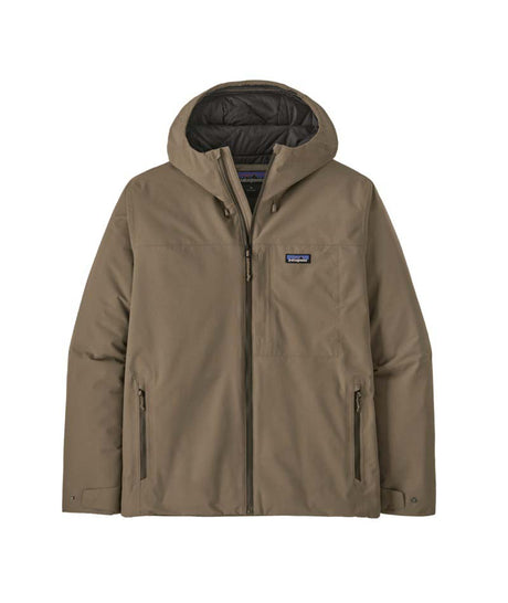 Patagonia Windshadow Mens Jacket- Brown jacket with a hood on a white background