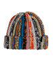 PatchworkBeanie- Beanie on a white background
