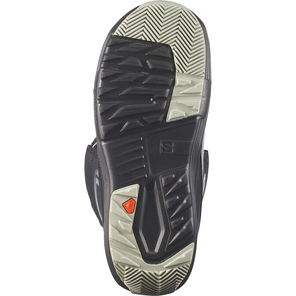 PearlBOA- Black snowboard boot shown on a white background