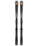 Peregrine78Lowride_LR11TCX-Pair of black skis with bindings on a white background