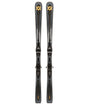 Peregrine78Lowride_LR11TCX-Pair of black skis with bindings on a white background